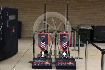 World © Octane Photographic Ltd. Formula 1 – United States GP – Pit Lane Setup. Aston Martin Red Bull Racing TAG Heuer. Circuit of the Americas (COTA), USA. Wednesday 17th October 2018.