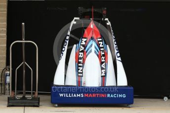 World © Octane Photographic Ltd. Formula 1 – United States GP – Pit Lane Setup. Williams Martini Racing. Circuit of the Americas (COTA), USA. Wednesday 17th October 2018.