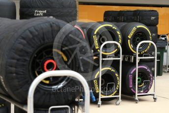 World © Octane Photographic Ltd. Formula 1 – United States GP – Pit Lane Setup. Circuit of the Americas (COTA), USA. Wednesday 17th October 2018.