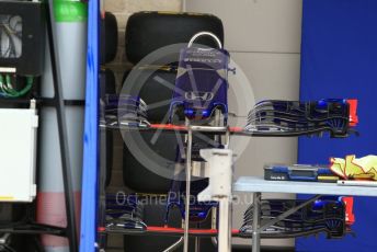 World © Octane Photographic Ltd. Formula 1 – United States GP – Pit Lane Setup. Scuderia Toro Rosso. Circuit of the Americas (COTA), USA. Wednesday 17th October 2018.