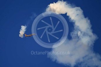 World © Octane Photographic Ltd. UAE Al Fursan (The Knights) Air Display Team – Aermacchi MB-339A. Saturday 30th November 2019, F1 Abu Dhabi GP - Yas Marina circuit, Abu Dhabi, UAE.