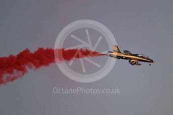 World © Octane Photographic Ltd. UAE Al Fursan (The Knights) Air Display Team – Aermacchi MB-339A. Saturday 30th November 2019, F1 Abu Dhabi GP - Yas Marina circuit, Abu Dhabi, UAE.