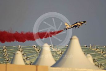 World © Octane Photographic Ltd. UAE Al Fursan (The Knights) Air Display Team – Aermacchi MB-339A. Saturday 30th November 2019, F1 Abu Dhabi GP - Yas Marina circuit, Abu Dhabi, UAE.