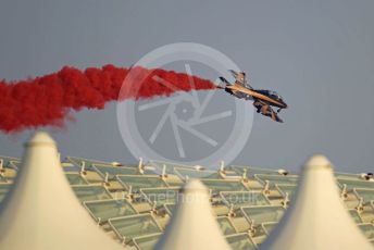 World © Octane Photographic Ltd. UAE Al Fursan (The Knights) Air Display Team – Aermacchi MB-339A. Saturday 30th November 2019, F1 Abu Dhabi GP - Yas Marina circuit, Abu Dhabi, UAE.