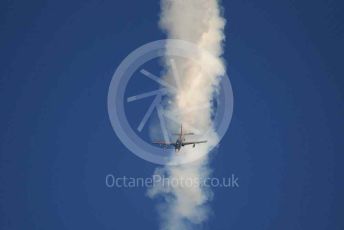 World © Octane Photographic Ltd. UAE Al Fursan (The Knights) Air Display Team – Aermacchi MB-339A. Saturday 30th November 2019, F1 Abu Dhabi GP - Yas Marina circuit, Abu Dhabi, UAE.