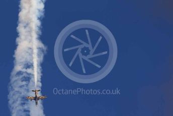 World © Octane Photographic Ltd. UAE Al Fursan (The Knights) Air Display Team – Aermacchi MB-339A. Saturday 30th November 2019, F1 Abu Dhabi GP - Yas Marina circuit, Abu Dhabi, UAE.