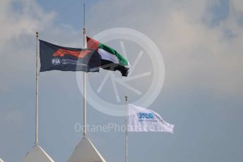 World © Octane Photographic Ltd. Formula 1 – Abu Dhabi GP - Practice 1. F1, UAE and Circuit flags, Friday 29th November 2019.