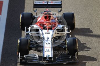 World © Octane Photographic Ltd. Formula 1 – Abu Dhabi GP - Practice 1. Alfa Romeo Racing C38 – Kimi Raikkonen. Yas Marina Circuit, Abu Dhabi, UAE. Friday 29th November 2019.