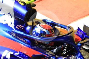 World © Octane Photographic Ltd. Formula 1 – Abu Dhabi GP - Practice 1. Scuderia Toro Rosso STR14 – Pierre Gasly. Yas Marina Circuit, Abu Dhabi, UAE. Friday 29th November 2019.