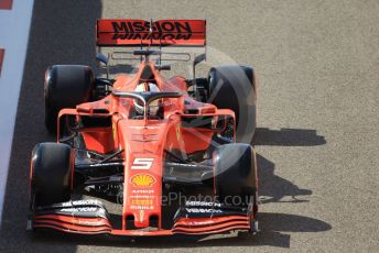 World © Octane Photographic Ltd. Formula 1 – Abu Dhabi GP - Practice 1. Scuderia Ferrari SF90 – Sebastian Vettel. Yas Marina Circuit, Abu Dhabi, UAE. Friday 29th November 2019.