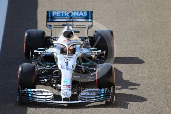 World © Octane Photographic Ltd. Formula 1 – Abu Dhabi GP - Practice 1. Mercedes AMG Petronas Motorsport AMG F1 W10 EQ Power+ - Lewis Hamilton. Yas Marina Circuit, Abu Dhabi, UAE. Friday 29th November 2019.