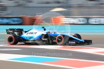 World © Octane Photographic Ltd. Formula 1 – Abu Dhabi GP - Practice 1. ROKiT Williams Racing FW42 – Robert Kubica. Yas Marina Circuit, Abu Dhabi, UAE. Friday 29th November 2019.