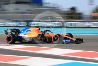 World © Octane Photographic Ltd. Formula 1 – Abu Dhabi GP - Practice 1. McLaren MCL34 – Lando Norris. Yas Marina Circuit, Abu Dhabi, UAE. Friday 29th November 2019.