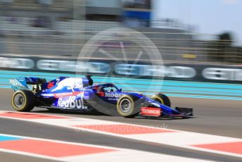 World © Octane Photographic Ltd. Formula 1 – Abu Dhabi GP - Practice 1. Scuderia Toro Rosso STR14 – Daniil Kvyat. Yas Marina Circuit, Abu Dhabi, UAE. Friday 29th November 2019.