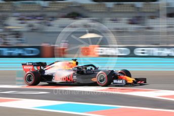 World © Octane Photographic Ltd. Formula 1 – Abu Dhabi GP - Practice 1. Aston Martin Red Bull Racing RB15 – Max Verstappen. Yas Marina Circuit, Abu Dhabi, UAE. Friday 29th November 2019.