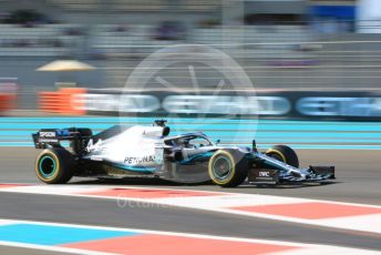 World © Octane Photographic Ltd. Formula 1 – Abu Dhabi GP - Practice 1. Mercedes AMG Petronas Motorsport AMG F1 W10 EQ Power+ - Lewis Hamilton. Yas Marina Circuit, Abu Dhabi, UAE. Friday 29th November 2019.