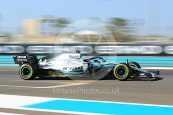 World © Octane Photographic Ltd. Formula 1 – Abu Dhabi GP - Practice 1. Mercedes AMG Petronas Motorsport AMG F1 W10 EQ Power+ - Lewis Hamilton. Yas Marina Circuit, Abu Dhabi, UAE. Friday 29th November 2019.