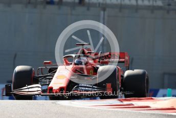 World © Octane Photographic Ltd. Formula 1 – Abu Dhabi GP - Practice 1. Scuderia Ferrari SF90 – Sebastian Vettel. Yas Marina Circuit, Abu Dhabi, UAE. Friday 29th November 2019.