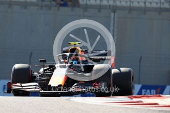 World © Octane Photographic Ltd. Formula 1 – Abu Dhabi GP - Practice 1. Aston Martin Red Bull Racing RB15 – Alexander Albon. Yas Marina Circuit, Abu Dhabi, UAE. Friday 29th November 2019.