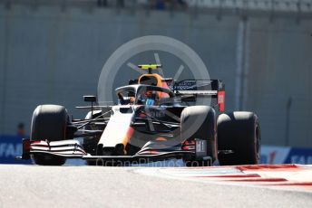 World © Octane Photographic Ltd. Formula 1 – Abu Dhabi GP - Practice 1. Aston Martin Red Bull Racing RB15 – Alexander Albon. Yas Marina Circuit, Abu Dhabi, UAE. Friday 29th November 2019.