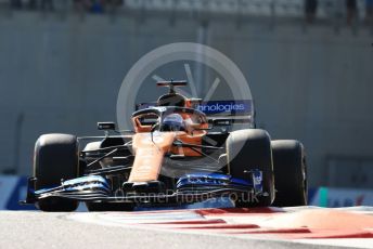 World © Octane Photographic Ltd. Formula 1 – Abu Dhabi GP - Practice 1. McLaren MCL34 – Carlos Sainz. Yas Marina Circuit, Abu Dhabi, UAE. Friday 29th November 2019.