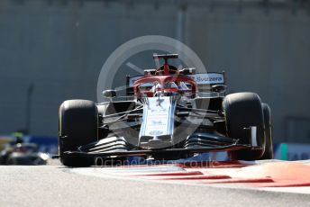 World © Octane Photographic Ltd. Formula 1 – Abu Dhabi GP - Practice 1. Alfa Romeo Racing C38 – Kimi Raikkonen. Yas Marina Circuit, Abu Dhabi, UAE. Friday 29th November 2019.