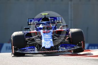 World © Octane Photographic Ltd. Formula 1 – Abu Dhabi GP - Practice 1. Scuderia Toro Rosso STR14 – Pierre Gasly. Yas Marina Circuit, Abu Dhabi, UAE. Friday 29th November 2019.