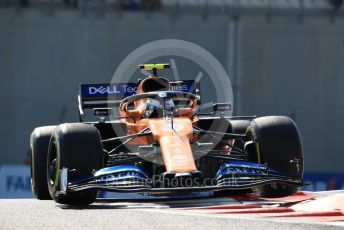 World © Octane Photographic Ltd. Formula 1 – Abu Dhabi GP - Practice 1. McLaren MCL34 – Lando Norris. Yas Marina Circuit, Abu Dhabi, UAE. Friday 29th November 2019.