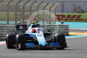 World © Octane Photographic Ltd. Formula 1 – Abu Dhabi GP - Practice 1. ROKiT Williams Racing FW42 – Robert Kubica. Yas Marina Circuit, Abu Dhabi, UAE. Friday 29th November 2019.