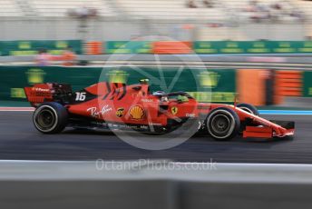 World © Octane Photographic Ltd. Formula 1 – Abu Dhabi GP - Practice 2. Scuderia Ferrari SF90 – Charles Leclerc. Yas Marina Circuit, Abu Dhabi, UAE. Friday 29th November 2019.