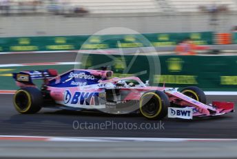 World © Octane Photographic Ltd. Formula 1 – Abu Dhabi GP - Practice 2. SportPesa Racing Point RP19 - Sergio Perez. Yas Marina Circuit, Abu Dhabi, UAE. Friday 29th November 2019.