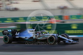 World © Octane Photographic Ltd. Formula 1 – Abu Dhabi GP - Practice 2. Mercedes AMG Petronas Motorsport AMG F1 W10 EQ Power+ - Lewis Hamilton. Yas Marina Circuit, Abu Dhabi, UAE. Friday 29th November 2019.