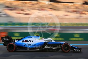 World © Octane Photographic Ltd. Formula 1 – Abu Dhabi GP - Practice 2. ROKiT Williams Racing FW42 – Robert Kubica. Yas Marina Circuit, Abu Dhabi, UAE. Friday 29th November 2019.