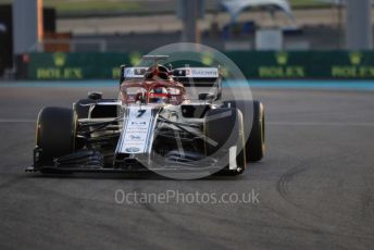 World © Octane Photographic Ltd. Formula 1 – Abu Dhabi GP - Practice 2. Alfa Romeo Racing C38 – Kimi Raikkonen. Yas Marina Circuit, Abu Dhabi, UAE. Friday 29th November 2019.