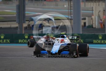 World © Octane Photographic Ltd. Formula 1 – Abu Dhabi GP - Practice 2. ROKiT Williams Racing FW42 – Robert Kubica and Alfa Romeo Racing C38 – Antonio Giovinazzi. Yas Marina Circuit, Abu Dhabi, UAE. Friday 29th November 2019.