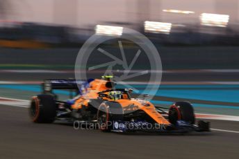 World © Octane Photographic Ltd. Formula 1 – Abu Dhabi GP - Practice 2. McLaren MCL34 – Lando Norris. Yas Marina Circuit, Abu Dhabi, UAE. Friday 29th November 2019.