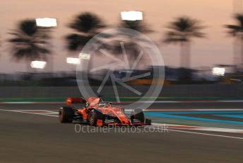 World © Octane Photographic Ltd. Formula 1 – Abu Dhabi GP - Practice 2. Scuderia Ferrari SF90 – Sebastian Vettel. Yas Marina Circuit, Abu Dhabi, UAE. Friday 29th November 2019.
