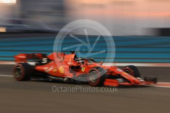 World © Octane Photographic Ltd. Formula 1 – Abu Dhabi GP - Practice 2. Scuderia Ferrari SF90 – Sebastian Vettel. Yas Marina Circuit, Abu Dhabi, UAE. Friday 29th November 2019.