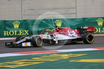 World © Octane Photographic Ltd. Formula 1 – Abu Dhabi GP - Practice 2. Alfa Romeo Racing C38 – Kimi Raikkonen. Yas Marina Circuit, Abu Dhabi, UAE. Friday 29th November 2019.