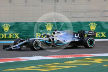 World © Octane Photographic Ltd. Formula 1 – Abu Dhabi GP - Practice 2. Mercedes AMG Petronas Motorsport AMG F1 W10 EQ Power+ - Lewis Hamilton. Yas Marina Circuit, Abu Dhabi, UAE. Friday 29th November 2019.