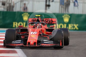 World © Octane Photographic Ltd. Formula 1 – Abu Dhabi GP - Practice 2. Scuderia Ferrari SF90 – Charles Leclerc. Yas Marina Circuit, Abu Dhabi, UAE. Friday 29th November 2019.