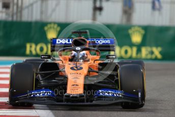 World © Octane Photographic Ltd. Formula 1 – Abu Dhabi GP - Practice 2. McLaren MCL34 – Carlos Sainz. Yas Marina Circuit, Abu Dhabi, UAE. Friday 29th November 2019.