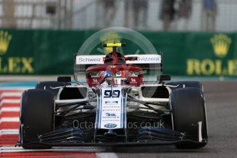 World © Octane Photographic Ltd. Formula 1 – Abu Dhabi GP - Practice 2. Alfa Romeo Racing C38 – Antonio Giovinazzi. Yas Marina Circuit, Abu Dhabi, UAE. Friday 29th November 2019.