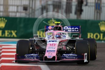 World © Octane Photographic Ltd. Formula 1 – Abu Dhabi GP - Practice 2. SportPesa Racing Point RP19 – Lance Stroll. Yas Marina Circuit, Abu Dhabi, UAE. Friday 29th November 2019.