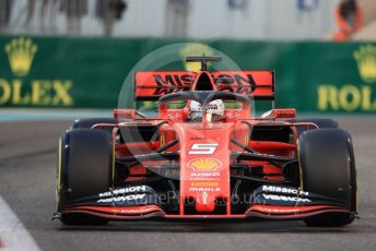 World © Octane Photographic Ltd. Formula 1 – Abu Dhabi GP - Practice 2. Scuderia Ferrari SF90 – Sebastian Vettel. Yas Marina Circuit, Abu Dhabi, UAE. Friday 29th November 2019.