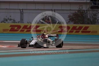 World © Octane Photographic Ltd. Formula 1 – Abu Dhabi GP - Practice 2. Alfa Romeo Racing C38 – Antonio Giovinazzi. Yas Marina Circuit, Abu Dhabi, UAE. Friday 29th November 2019.