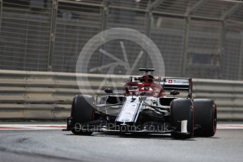World © Octane Photographic Ltd. Formula 1 – Abu Dhabi GP - Practice 2. Alfa Romeo Racing C38 – Kimi Raikkonen. Yas Marina Circuit, Abu Dhabi, UAE. Friday 29th November 2019.