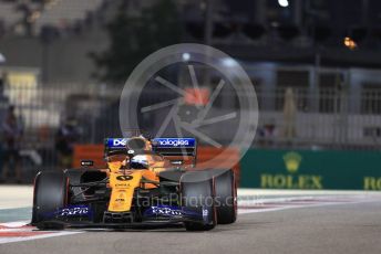 World © Octane Photographic Ltd. Formula 1 – Abu Dhabi GP - Practice 2. McLaren MCL34 – Carlos Sainz. Yas Marina Circuit, Abu Dhabi, UAE. Friday 29th November 2019.
