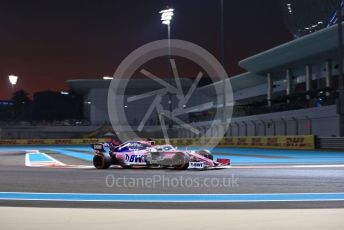World © Octane Photographic Ltd. Formula 1 – Abu Dhabi GP - Practice 2. SportPesa Racing Point RP19 - Sergio Perez. Yas Marina Circuit, Abu Dhabi, UAE. Friday 29th November 2019.