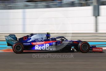 World © Octane Photographic Ltd. Formula 1 – Abu Dhabi GP - Practice 3. Scuderia Toro Rosso STR14 – Pierre Gasly. Yas Marina Circuit, Abu Dhabi, UAE. Saturday 30th November 2019.